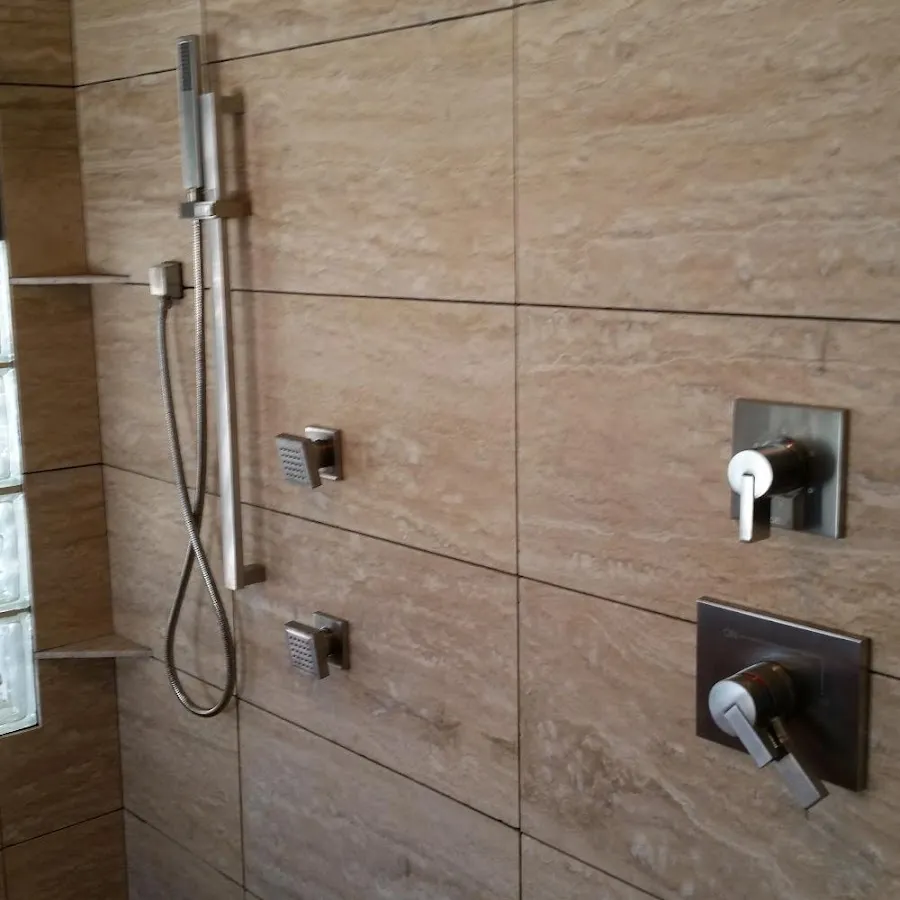 Shower fixture installation for Water Heater Installation in Texas City